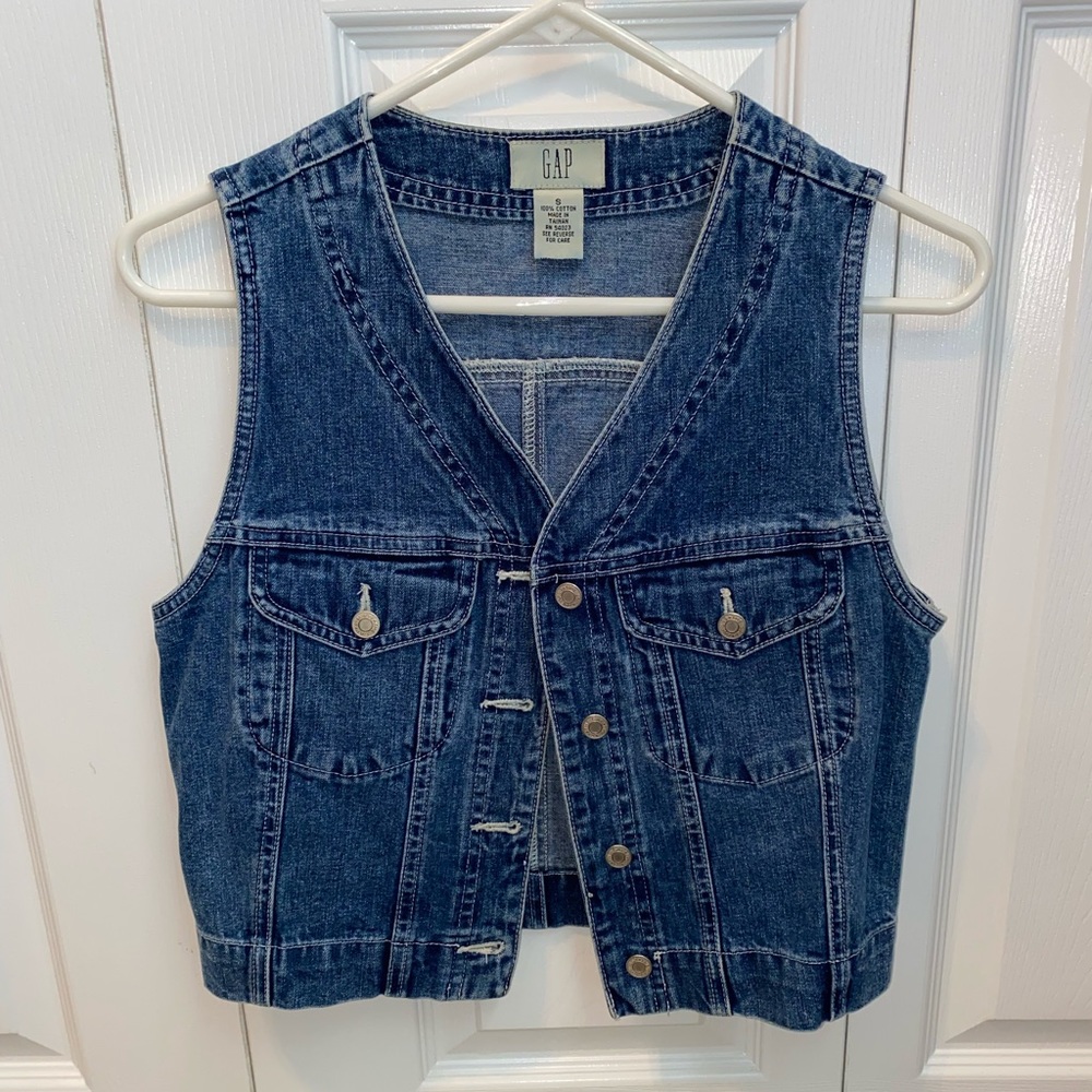 Vintage Gap Jean Jacket Vest